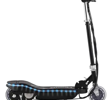 vidaXL Električni romobil s LED svjetlima 120 W crni - Venlo