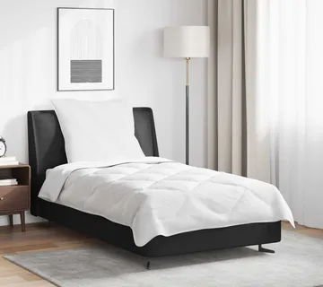 vidaXL Set deka s jastukom 2 kom. Bijela Mikrovlakna - Venlo
