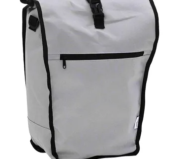 vidaXL Torba za bicikl Siva 34 x 16 x 59 cm Poliester - Venlo