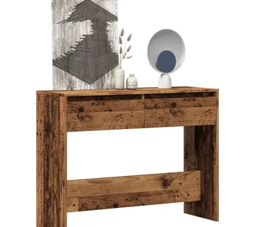 vidaXL konzolni stol staro drvo 100x35x76,5 cm konstruirano drvo - Venlo