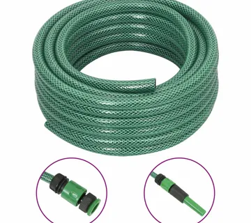 vidaXL Vrtno crijevo sa setom priključaka zeleno 0,5 " 30 m PVC - Venlo
