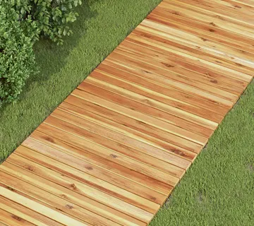 vidaXL Staza u vrtu 3 kom. Prirodna 200 x 50 cm Čvrsto drvo akacije - Venlo