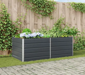 vidaXL Sadilica Antracit 195 x 100 x 75 cm Pocinčani čelik - Venlo