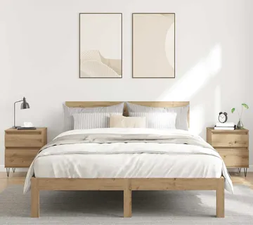 vidaXL Noćni ormarići 2 kom Artisan hrast 40x35x50 cm izrađeno drvo - Venlo