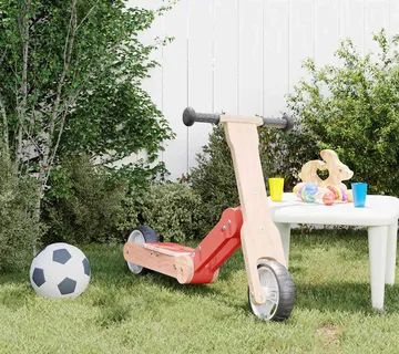 vidaXL Dječji romobil 2-u-1 crveni - Venlo