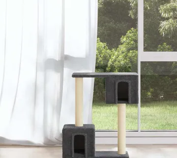 vidaXL Penjalica za mačke sa stupovima za grebanje tamnosiva 60 cm - Venlo