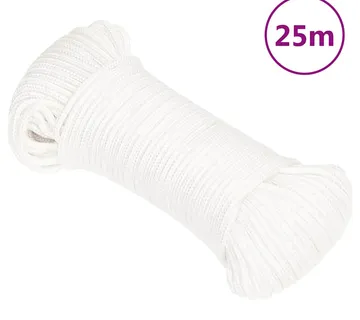vidaXL Brodski konop svjetlobijeli 3 mm 25 m od polipropilena - Venlo