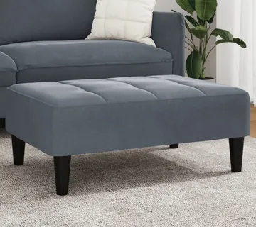 vidaXL Tabure tamnosivi 77x55x31 cm baršunasti - Venlo