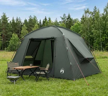 vidaXL Kabinski šator Maslinasto zelena 300 x 210 x 156 cm Poliester - Venlo