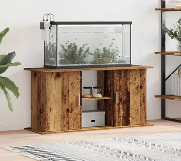 vidaXL Stalak za akvarij staro drvo 121x41x58 cm od konstruiranog drva - Venlo