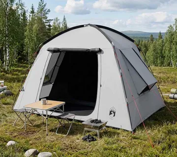 vidaXL Kabinski šator Bijeli Blackout 210 x 210 x 138 cm Poliester - Venlo