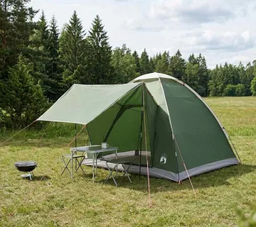 vidaXL Kamping šator 2-osobni Zelena Poliester i čelik - Venlo