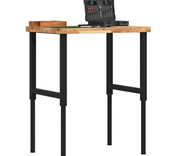 vidaXL Radni stol 80x60x(73-99,5) cm masivno drvo bagrema pravokutni - Venlo