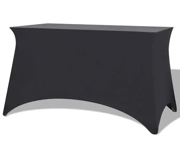vidaXL Rastezljiva Navlaka za Stol 2 kom 120x60,5x74 cm Antracit - Venlo