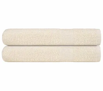vidaXL Ručnici za saunu FROGN 2 kom krem boje 80x200 cm 360 g/m² - Venlo
