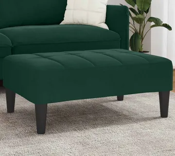 vidaXL Tabure tamnozeleni 77x55x31 cm baršunasti - Venlo