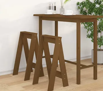 vidaXL Stolci 2 kom boja meda 40x40x75 cm od masivne borovine - Venlo