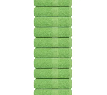 vidaXL Ručnici za goste FROGN 10 kom. Zelene boje jabuke 30x50 cm 360 g/m² - Venlo