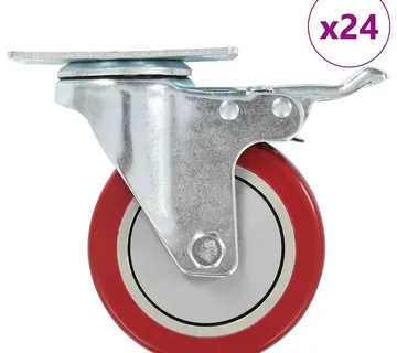 vidaXL Okretni kotačići 24 kom 100 mm - Venlo