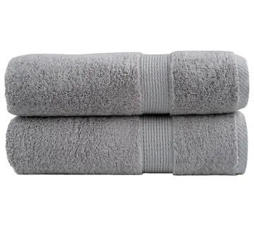 vidaXL Premium ručnici za tuširanje SOLUND 2 kom. sive 70x140 cm 600 g/m² - Venlo