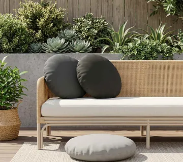 vidaXL Presvlaka za jastuk 2 pcs HEERLEN Crna Ø 50 cm Poliester - Venlo