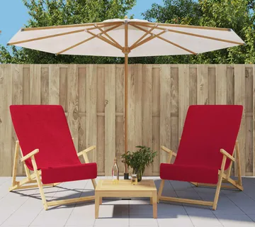 vidaXL Ručnici za plažu 2 kom bordo 60 x 135 cm od tkanine 400 GSM - Venlo