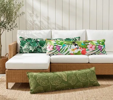 vidaXL Presvlaka za jastuk HOUTEN Šareni 40 x 145 cm Poliester - Venlo