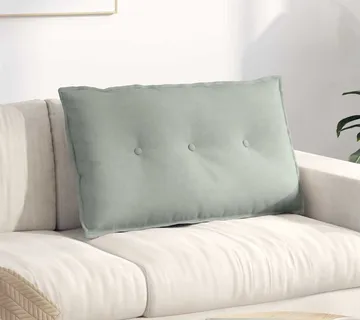 vidaXL Jastuk za leđa Svjetlosiva 80 x 50 cm Kordura tekstil - Venlo