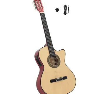 vidaXL Klasična gitara Western s prorezom, ujednačivačem i 6 žica - Venlo