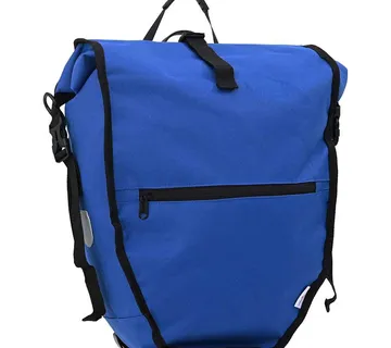 vidaXL Torba za bicikl Plava 32,5 x 17 x 57 cm Poliester - Venlo