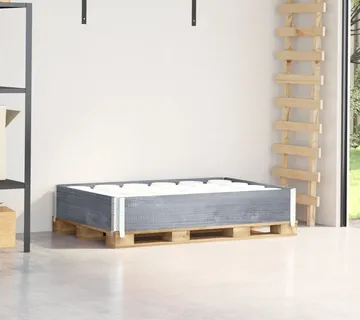vidaXL Okviri za palete sivi 120 x 80 cm od masivne borovine - Venlo