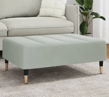 vidaXL Tabure svjetlosivi 77x55x31 cm baršunasti - Venlo