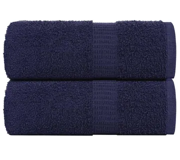 vidaXL Ručnici za goste FROGN 2 kom. tamnoplave boje 30x50 cm 360 g/m² - Venlo