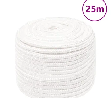 vidaXL Brodski konop svjetlobijeli 14 mm 25 m od polipropilena - Venlo