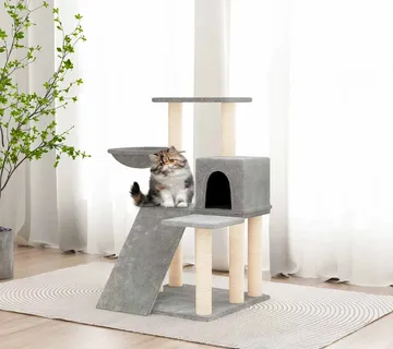 vidaXL Penjalica za mačke sa stupovima za grebanje svjetlosiva 82 cm - Venlo