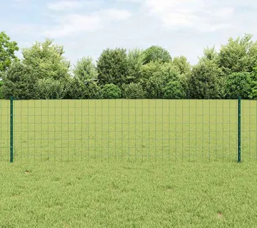 vidaXL Euro ograda s postom 10 x 0,6 m Čelik premazan PVC-om Zelena - Venlo
