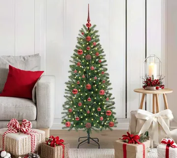 vidaXL Umjetno božićno drvce Zelena 120 cm PE i PVC - Venlo