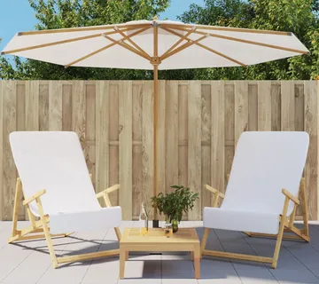 vidaXL Ručnici za plažu 2 kom bijeli 60 x 135 cm od tkanine 400 GSM - Venlo