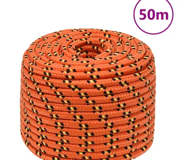 vidaXL Brodski konop narančasti 14 mm 50 m od polipropilena - Venlo