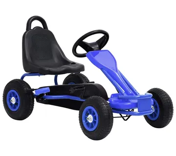 vidaXL Go-Kart s Pedalama i Pneumatskim Gumama Plavi - Venlo