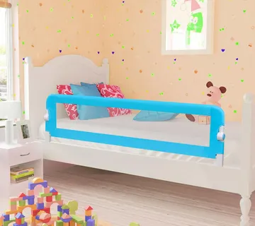 vidaXL Sigurnosna ogradica za dječji krevet 2 kom plava 150 x 42 cm - Venlo