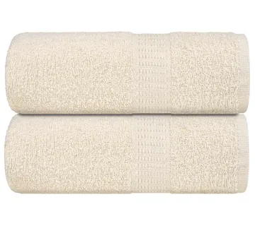 vidaXL Ručnici za pranje FROGN 2 kom. krem 30x30 cm 360 g/m² - Venlo