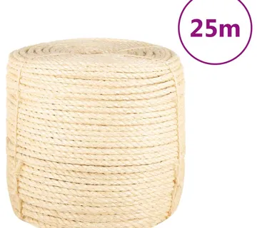 vidaXL Uže od 100 % sisala 8 mm 25 m - Venlo