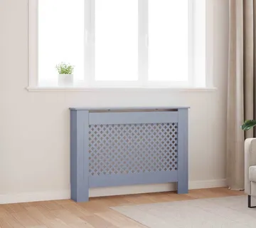 vidaXL Pokrov za radijator antracit 112 x 19 x 81,5 cm MDF - Venlo