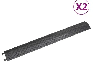 vidaXL Rampe za zaštitu kabela 2 kom 98,5 cm crne - Venlo