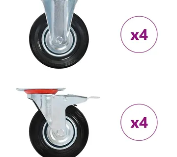 vidaXL Kotačići 8 kom 125 mm - Venlo