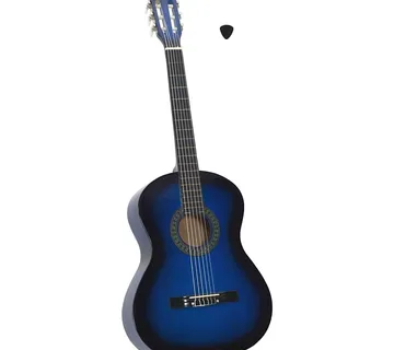 vidaXL Klasična gitara za početnike plava 4/4 39" od drva lipe - Venlo