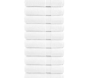 vidaXL Ručnici za ruke SOLUND 10 kom bijeli 50 x 100 cm 600 gsm - Venlo