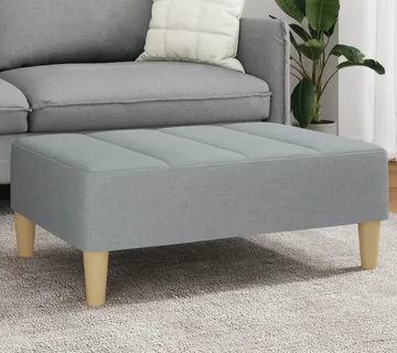 vidaXL Tabure svjetlosivi 77x55x31 cm od tkanine - Venlo