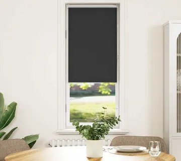 vidaXL Rolo zavjesa Blackout Black 60x175 cm Širina tkanine 55,7 cm - Venlo